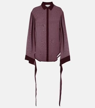 Frankie Shop Verlin chiffon shirt