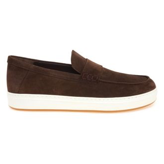 Hogan H668 Moccasin - male - Hogan - Loafers - Brown - 6 1/2 UK - Shoes