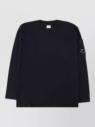C.P. Company logo long sleeve t shirt round neck