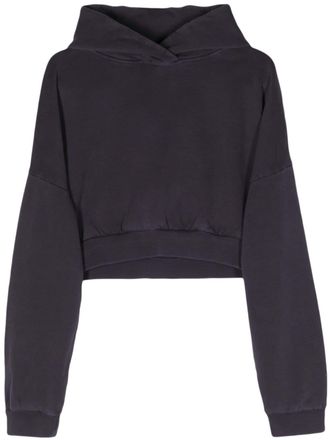 Entire studios Heavy cropped hoodie - Blue
