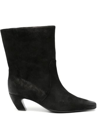 Marc Ellis 50mm square-toe boots - Black