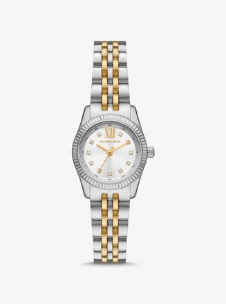 Michael Kors Petite Lexington Pav&eacute; Two-Tone Watch