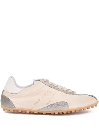 Maison Margiela Beige Lace-up Sneakers