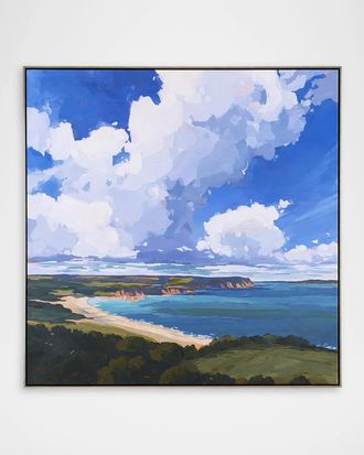 John-Richard Coastal Keepsake, Large Framed Giclee by Sarah Thomas