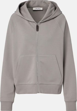 Max Mara Cotton-blend jersey hoodie