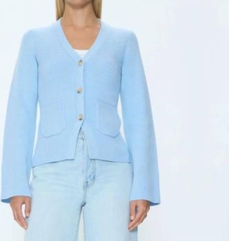 Pistola Denim Aeron Cardigan In Windsurfer
