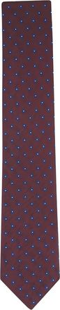 Canali Cravatta a pois - Marrone