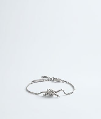 Bottega Veneta Knot Bracelet - Silver - Women - S - 100% Sterling Silver