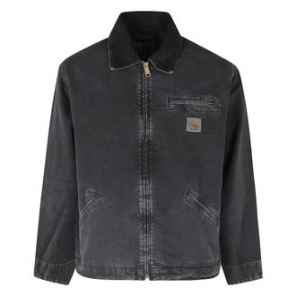 Carhartt Work in Progress Carhartt Wip, Denim Jackets, male, Black, Size: XL OG Detroit Jacket