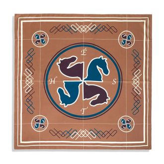 H&eacute;st Foulard in Seta - - Accessories - Donna - Multicolore - ONE SIZE