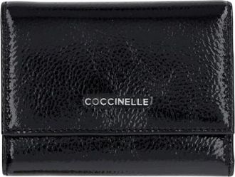 Coccinelle Kleine Portemonnee van Leer - Dames - Portefeuilles - Zwart - ONE Size - Leer - Accessoires