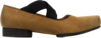Uma Wang Brown Leather Ballet Flats