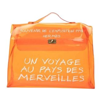 Hermès Pre-owned Handbags, female, Orange, Size: ONE SIZE Pre-owned Vintage Handbag