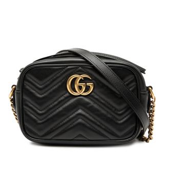 Gucci Pre-owned Gucci Mini GG Marmont Matelasse Leather Crossbody Ladies 6CV6KUT37U5M132M