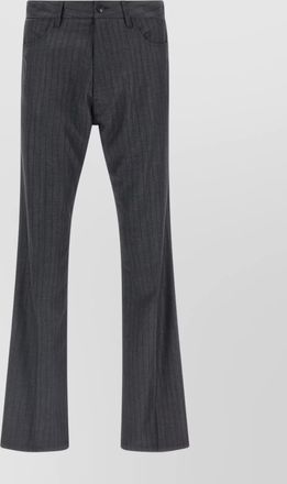 Balenciaga tailored pinstripe trousers featuring pockets
