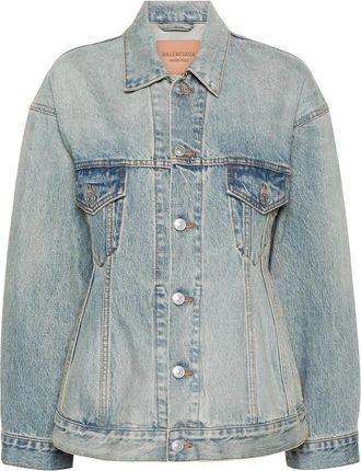 Balenciaga Hourglass Denim Jacket