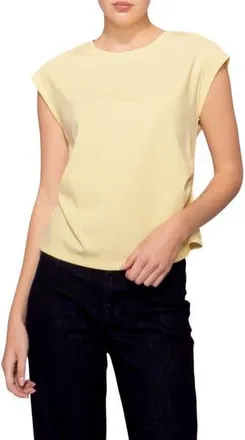 Melloday Cinched Techno Top in Lemon Yellow at Nordstrom Rack, Size X-Large