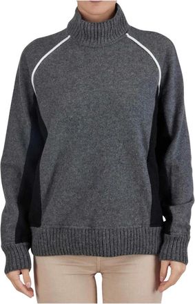 Kiton Cashmere Half Neck Sweater - Dames - Cashmere truien - Grijs - 2XS - Truien & Vesten