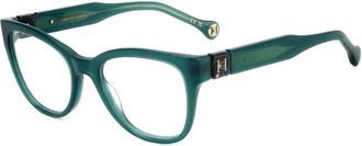 Carolina Herrera Glasses, female, Green, Size: 52 MM Eyeglasses