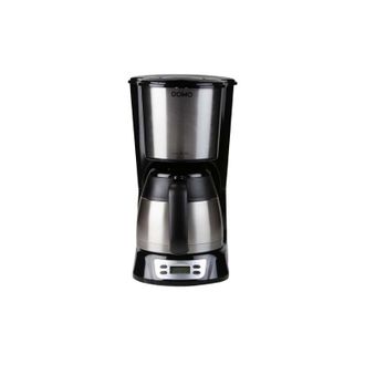 Domo Cafetera De Filtro Do709k - 1000 W - 1 L - 8 Tazas - Pantalla Lcd - Temporizador 24 H - Acero Inoxidable