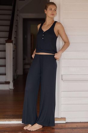 Eberjey Dream Rib Wide Leg Pants