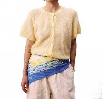 FRNCH Kawasan Butter Cardigan In Yellow