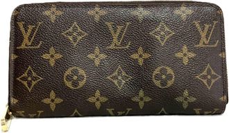 Louis Vuitton Brown Monogram Long Wallet (Bi-Fold) (Pre-Owned)