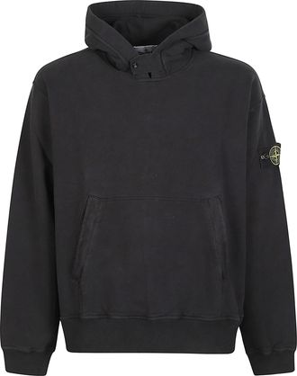 Stone Island Relaxed-Fit Hooded Cotton Sweatshirt