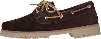 Marechiaro 1962 Suede veter platte schoen - Heren - Bootschoenen - Bruin - 43 EU - Leer - Schoenen