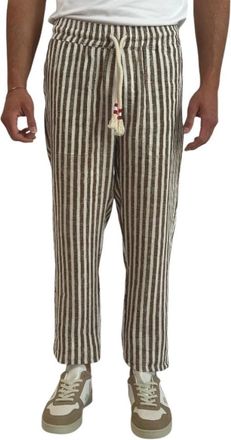 Saint Barth Broeken - Heren - Straight fit broeken - Beige - S - Broeken
