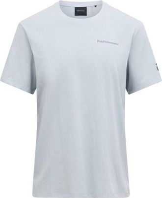 Peak Performance Explore Logo Tee T-Shirt f&uuml;r Herren | grau