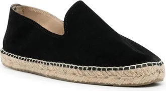 Maneb&igrave; Black Suede Espadrilles