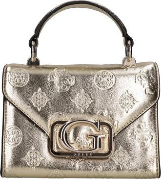 Guess Bags.. Golden - Dames - Handtassen - Geel - ONE Size - Leer - Tassen