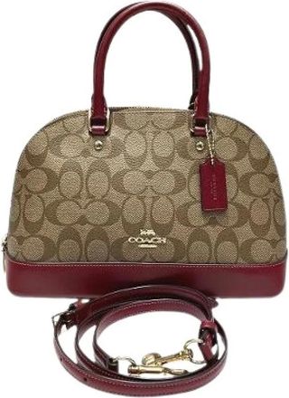 Coach Borsa 2-way Mini Sierra Satchel in PVC Pre-owned - - Pre-owned - Donna - Beige - ONE SIZE