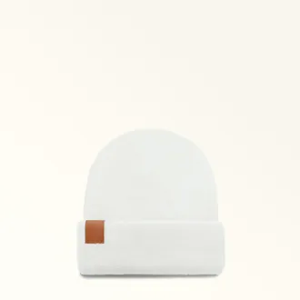 Furla Nuvola Berretto Panna Bianco Lana Donna