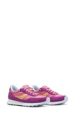Kizik Siena Lace-Up Walking Sneaker in Pink Lemonade/Purple Orchid at Nordstrom, Size 10.5
