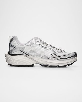 Represent Men & apos;s Storm Torn Mesh & Faux-Leather Sneakers