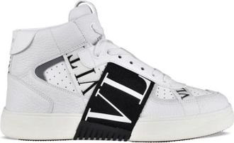 Valentino Garavani Vl 7N High-Top Sneakers - Heren - Sneakers - Wit - 39 1/2 EU - Leer - Schoenen