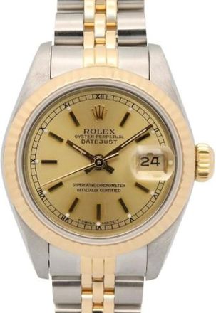 Rolex Pre-owned Orologio da polso 69173 - - Pre-owned - Donna - Giallo - ONE SIZE