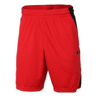 Nike Basketball Training Sports Quick-dry Splicing Short Pant Male Red 855478-657