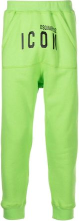 Dsquared2 Green Print Logo Trouser