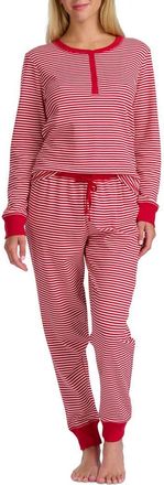 Splendid Cozy Thermal Pajamas in Feeder Stripe at Nordstrom Rack, Size X-Small