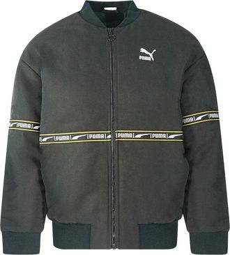 Puma Geruite bomberjack heren (Zwart)
