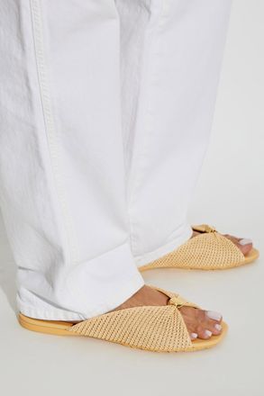 Loewe Pabble Soft Slides, Womens, Beige