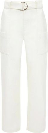 J.W.Anderson Wide Leg Cargo Broek - Dames - Straight fit broeken - Beige - 2XS - Katoen - Broeken
