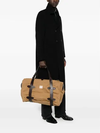 Filson Canvas and Leather Duffel Bag - Beige