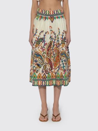 Etro Gonna midi Etro in cotone con stampa Paisley