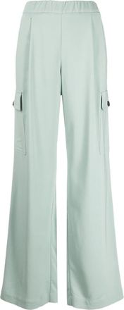 Lorena Antoniazzi stretch-jersey cargo trousers - women - Viscose/Elastane - 42 - Green