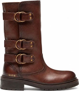 Golden Goose Brown Kurt Straps Boots