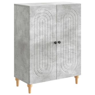 vidaXL Aparador Gris Hormig&oacute;n 66 X 34,5 X 90 Cm Madera De Ingenier&iacute;a Vidaxl
